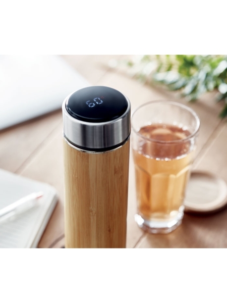 Thermos con termometro touch personalizzato Panay 480 ml