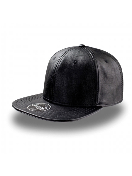 Cappellino Snap Eco Leather Atlantis
