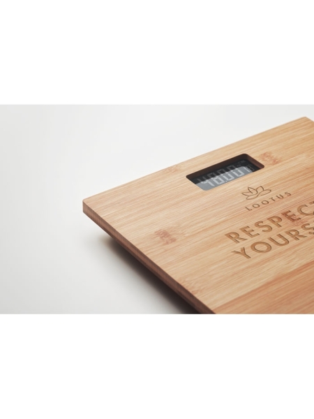 Bilancia pesapersone in bamboo personalizzata Pesa Scale