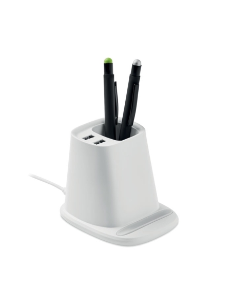 Portapenne con caricabatterie wireless personalizzato Multihold