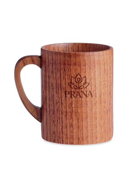 Tazza in legno personalizzata Travis 280 ml