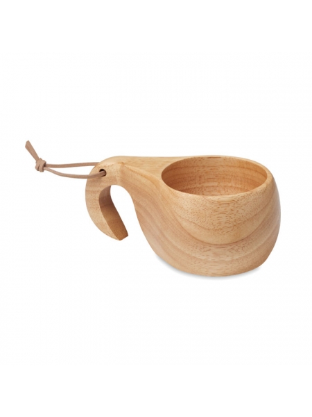 Tazze personalizzate in legno Indy da 120 ml