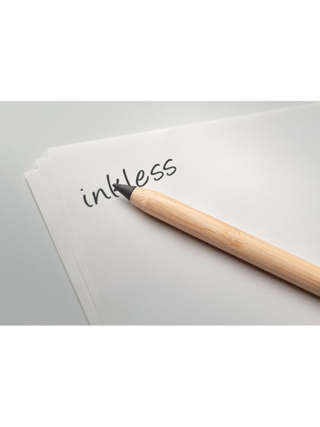 Penna in bamboo senza inchiostro personalizzata Inkless Plus