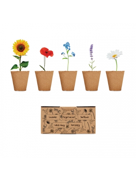 Kit semi di fiori personalizzato Flowers