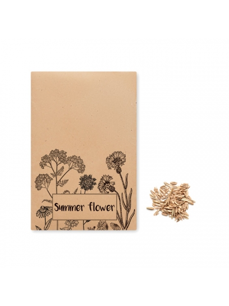Buste con semi di fiori estivi personalizzate Seedlope