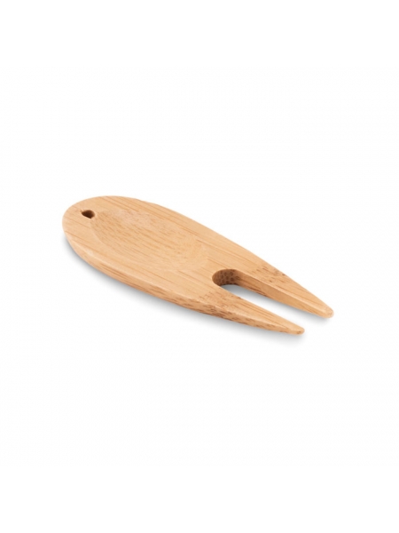 Divot personalizzato in bamboo per golf