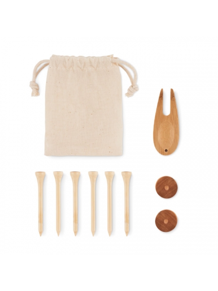 Set accessori golf personalizzabili