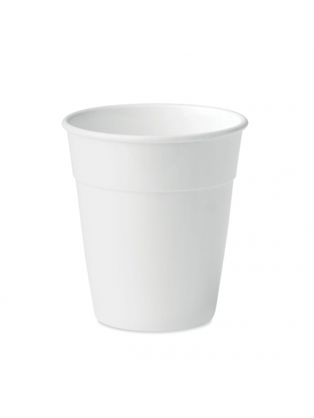 Tazze bianche in plastica da 350 ml