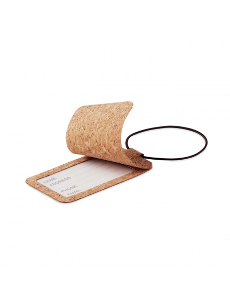 Etichette valigia personalizzate in sughero Cork