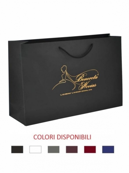 Buste in carta Elegant personalizzate con stampa a caldo - 75 x 20 x 50 cm