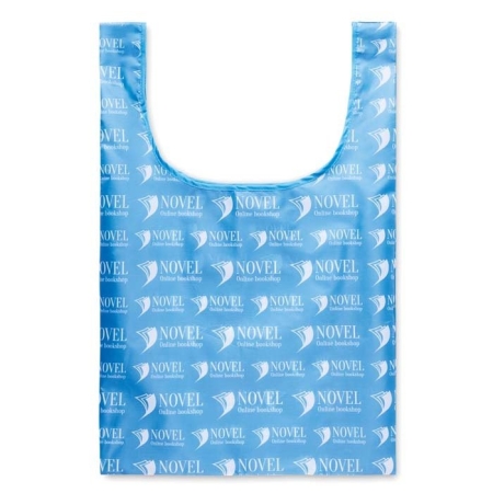 Shopper richiudibili in R-PET con tasca interna 41x63 cm