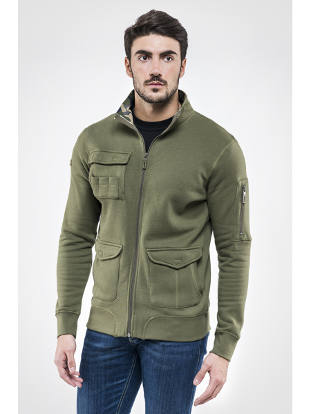 Felpa da lavoro Sottozero zip intera Sequoia