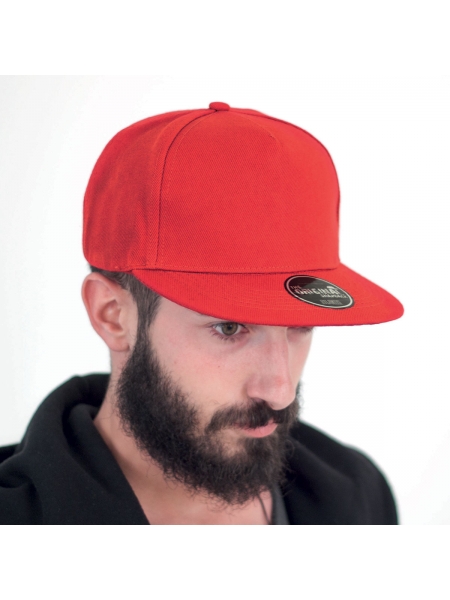 Cappellino modello rap e snapback personalizzato Atlantis Snap Five