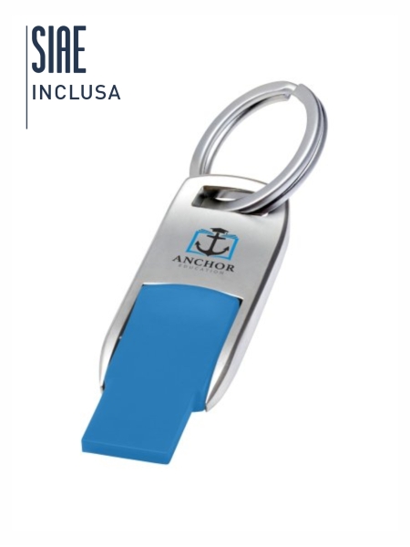 Penna USB 1gb disponibile fino a 64gb Flip con moschettone