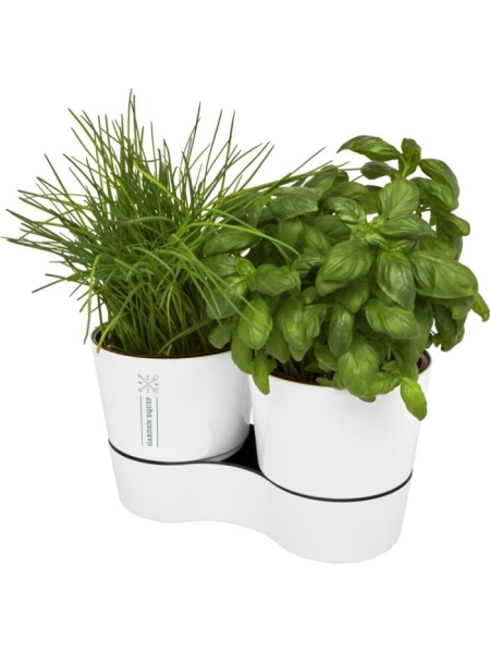 Doppio vaso da giardino personalizzato Mepal Herbs