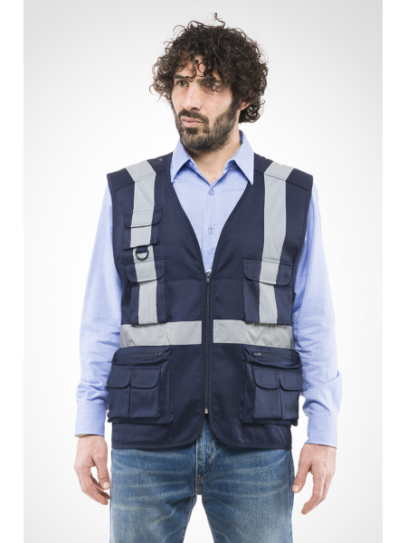 Gilet multitasche da lavoro personalizzati Sottozero Star Airline