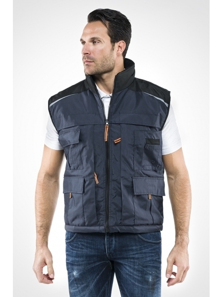 Gilet multitasche da lavoro personalizzato Sottozero Valencia