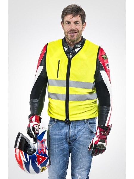 Gilet alta visibilità moto Sottozero Job Thunder