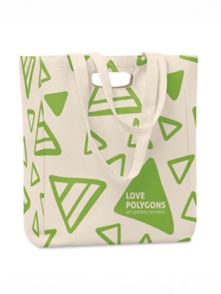 Shopper personalizzate in cotone pieghevoli 30x16x40 cm