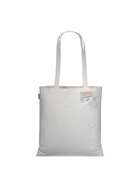 Shopper personalizzate in fibra di bamboo 38x42 cm