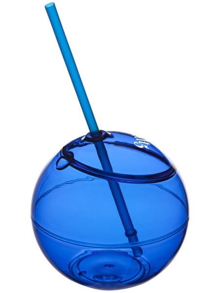 Porta bevande sfera e cannuccia Fiesta 580 ml