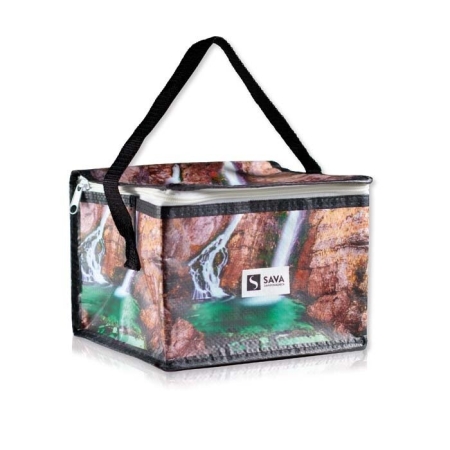 Borse frigo personalizzate con manico singolo 21x15x17 cm