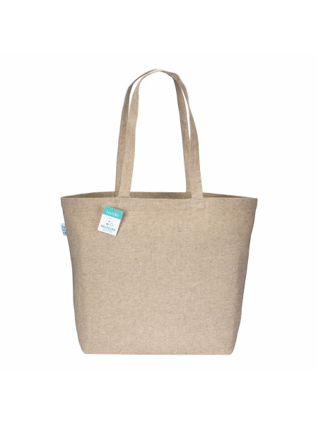 Shopper personalizzate in cotone riciclato 50x37x17 cm