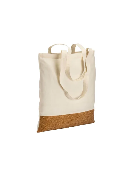 Shopper personalizzate in cotone e base in sughero Lampedusa