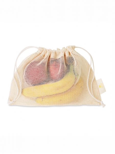 Shopper in rete di cotone 30 x 20 cm
