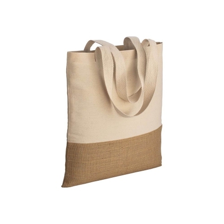 Shopper personalizzate in cotone con base juta Portovenere