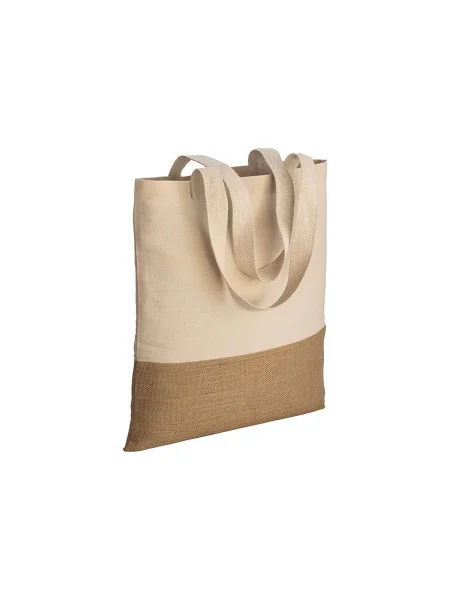 Shopper personalizzate in cotone con base juta Portovenere