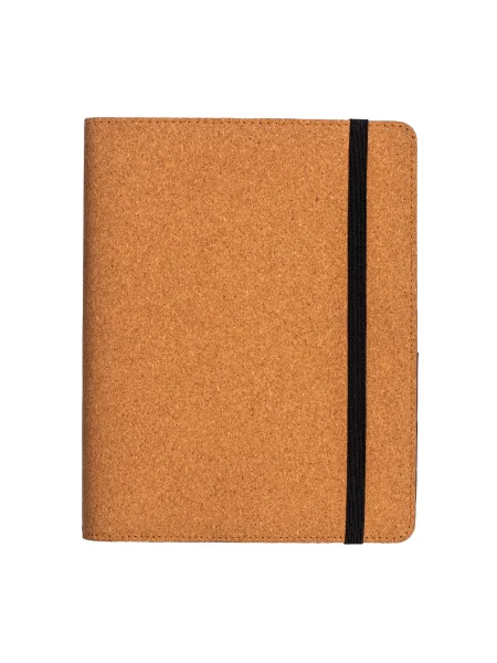 Potablocco A5 personalizzabile in sughero con elastico