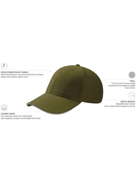 cappellino-adulto-baseball-6-pannelli-personalizzato-atlantis-sport-sandwich-olive-165.webp