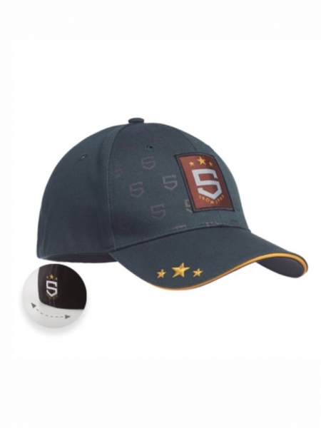 Cappellino 6 pannelli stretch con sandwich 260 gr