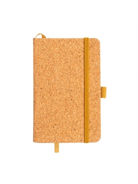 Quaderno A6 con elastico personalizzato Cork