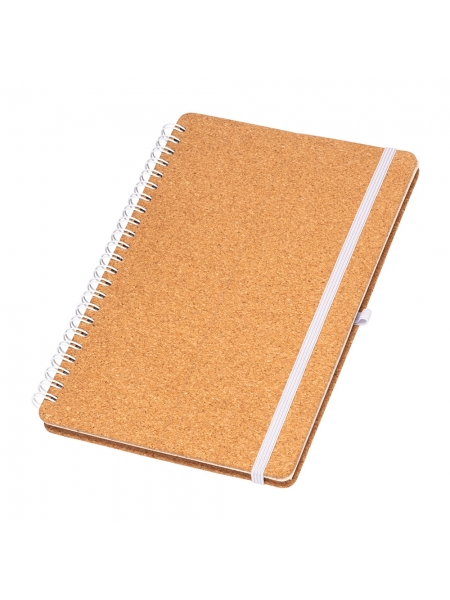 Taccuino A5 personalizzato ad anelli con elastico Cork Ring