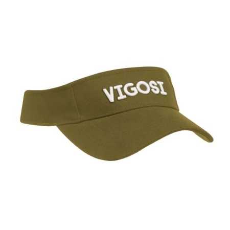 Visiera sportiva in cotone pesante pettinato 280 gr