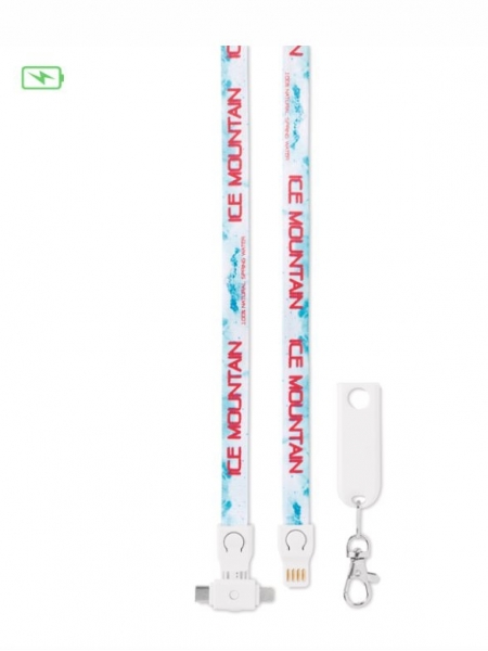 Cavo di carica e lanyard 3-in-1