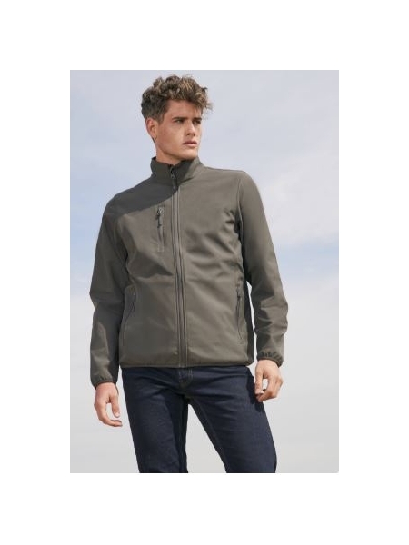 Giubbotto softshell uomo con logo Sol's Falcon