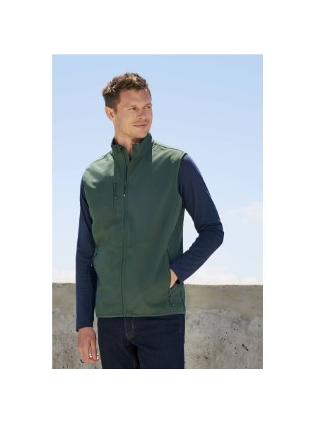 Gilet softshell uomo Sol's Falcon in poliestere riciclato