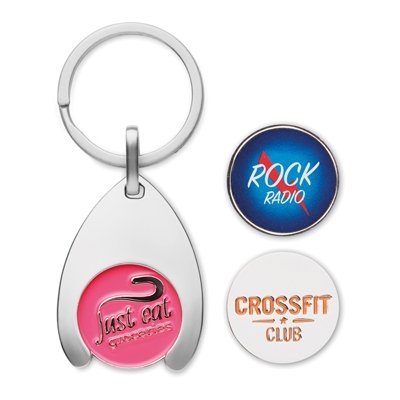 Porta gettoni in lega di zinco