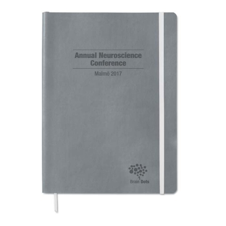 Quaderno formato B5 con copertina morbida in similpelle personalizzato