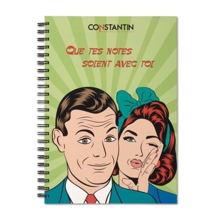 Notebook formato A4 con spirale e cover rigida