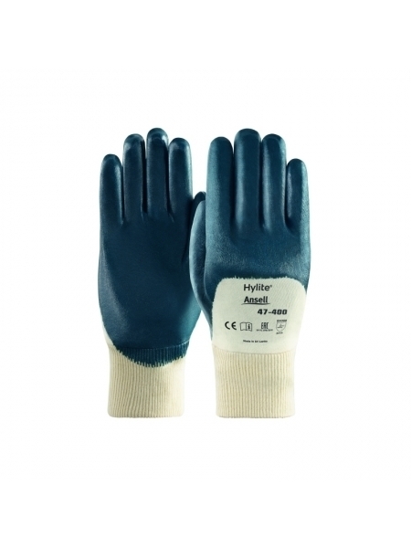 Guanti di nitrile spalmato con polsino Ansell Hylite