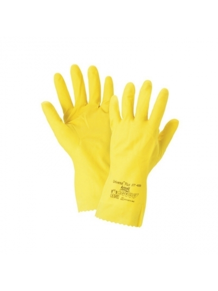 Guanti lattice giallo Ansell Alphatec con lunghezza 30 cm