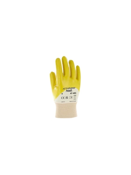 Guanti da lavoro in nitrile Ansell Nitrotough con polsino