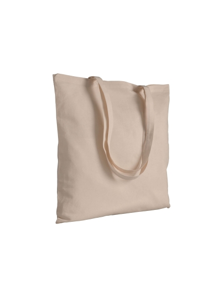Shopper con manici lunghi in cotone economiche