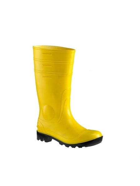 Stivali in PVC di colore giallo