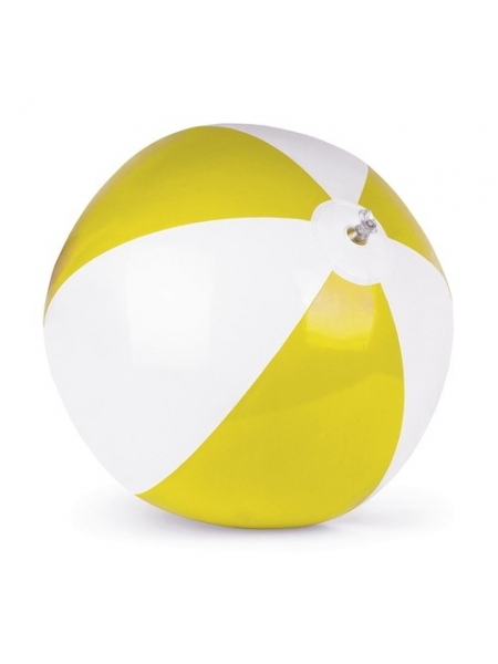 Pallone da spiaggia gigante 150 cm bianco e rosso