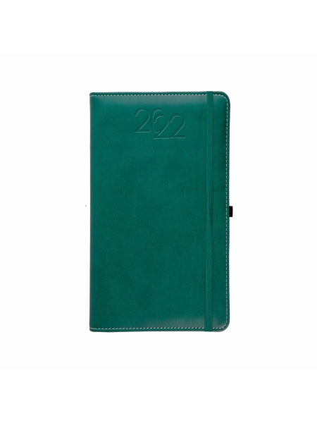 Agenda settimanale tascabile cm 9x14 con elastico e portapenna